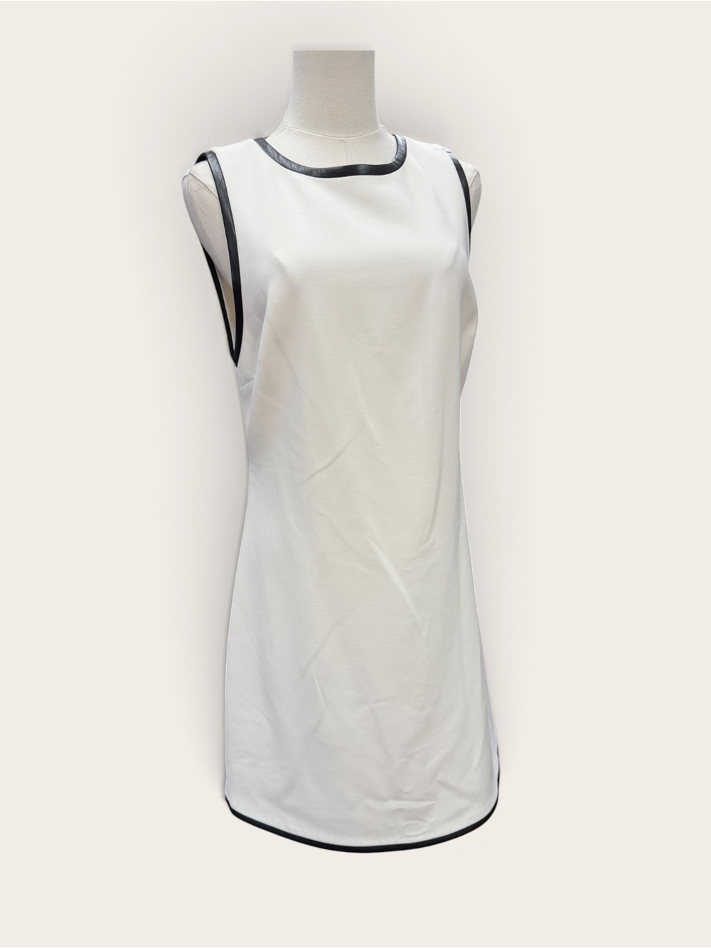 A14 Alice + Olivia Coley Faux Leather Shift Dress